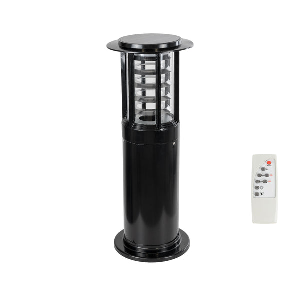 SOLARMIS 90536 LED Solar Bollard Light Κολωνάκι Κήπου Εξωτερικού Χώρου 10W 180lm 120° με Ενσωματωμένο Φωτοβολταϊκό Panel 6V 5W & Επαναφορτιζόμενη Μπαταρία Li-ion 3.2V 6000mAh με Αισθητήρα Ημέρας-Νύχτας - Αδιάβροχο IP65 Φ22 x Υ59cm CCT Ψυχρό-Φυσικό-Θερμ...