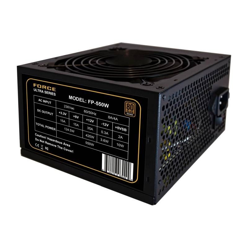 Τροφοδοτικό (PSU) Supercase FORCE FP-550W 80+ Bronze Full Wired