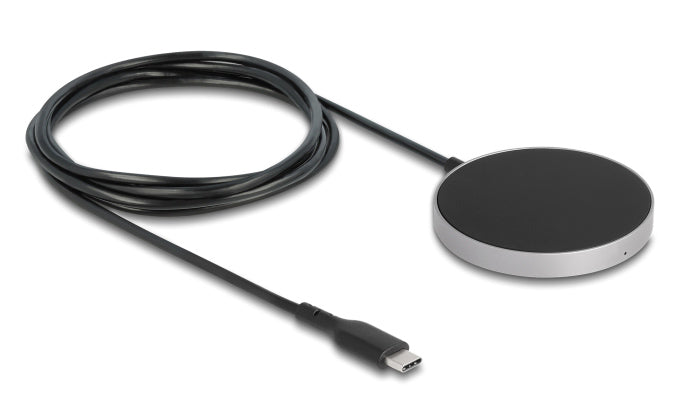 DELOCK ασύρματος φορτιστής 66467, 15W, μαγνητικός, μαύρος