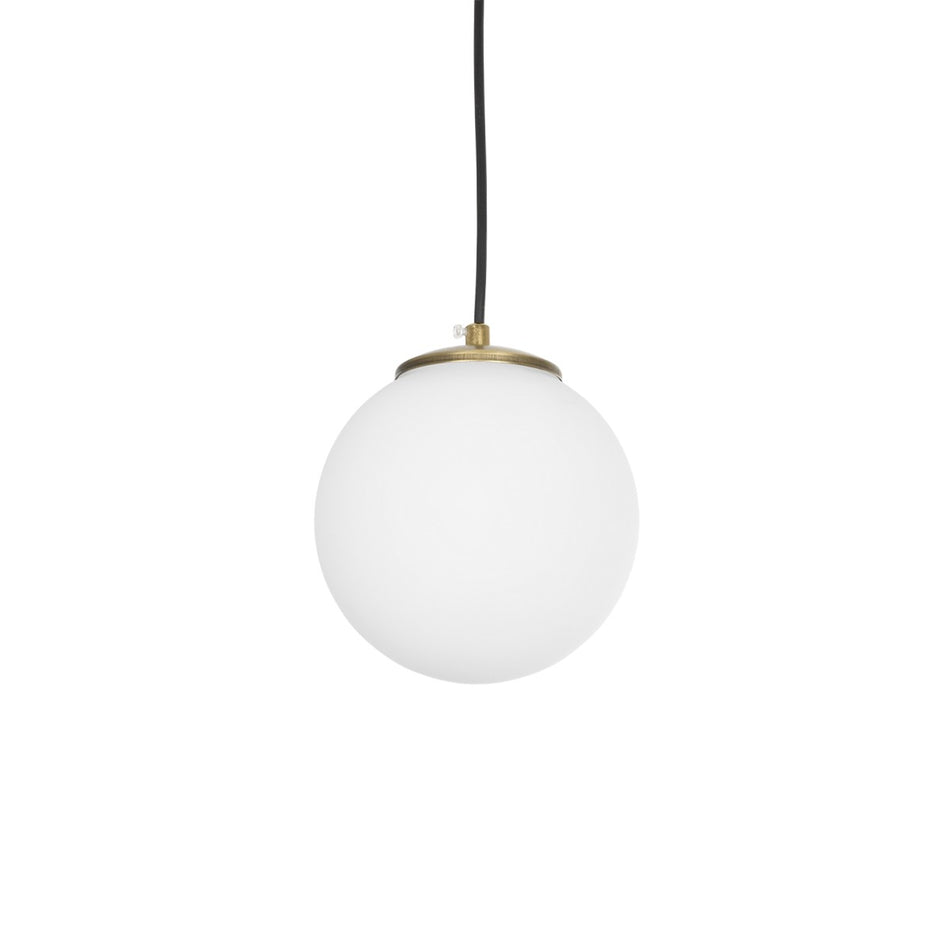 GLOBIDIO 204-0195 Μοντέρνο Κρεμαστό Φωτιστικό Οροφής με Ντουί 1 x E27 AC 220-240V IP20 - Χρύσο & Λευκό - Μ15 x Π15 x Υ15cm