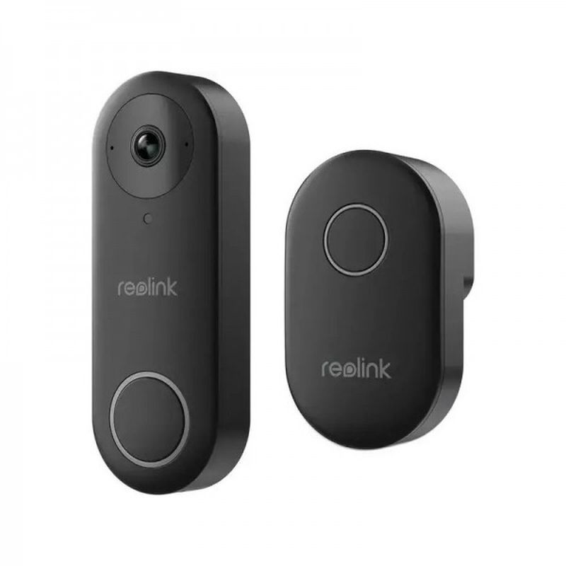 Κουδούνι πόρτας Reolink D340W Wi-Fi with chime Μαύρο