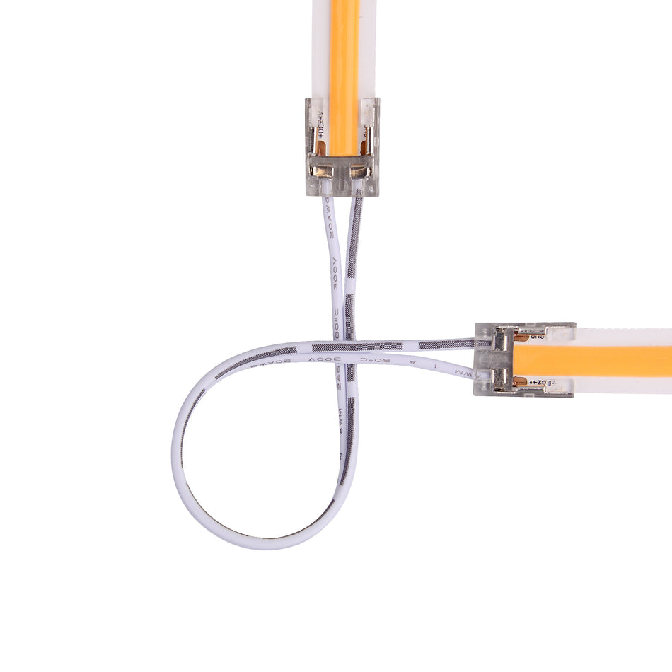 EuroSpot Διπλός Καλωδιακός Σύνδεσμος Ταινίας Led 2Pin για COB 8mm