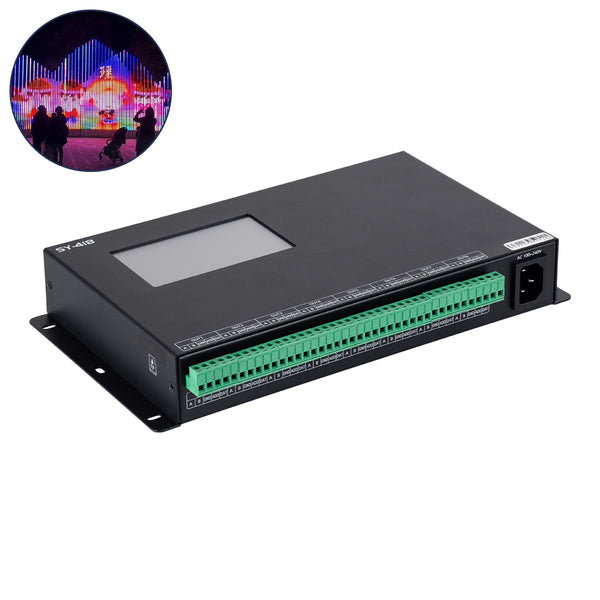 90147 SEEKWAY SY-418 - Professional Master Controller - Full Colour LED Digital SPI Pixel Control System - Controller για Ψηφιακά Προϊόντα LED Digital Pixel TTL & DMX512 - Single Colour & RGB & RGBW - Synchronous & Asynchronous - 3 Χρόνια Εγγύηση