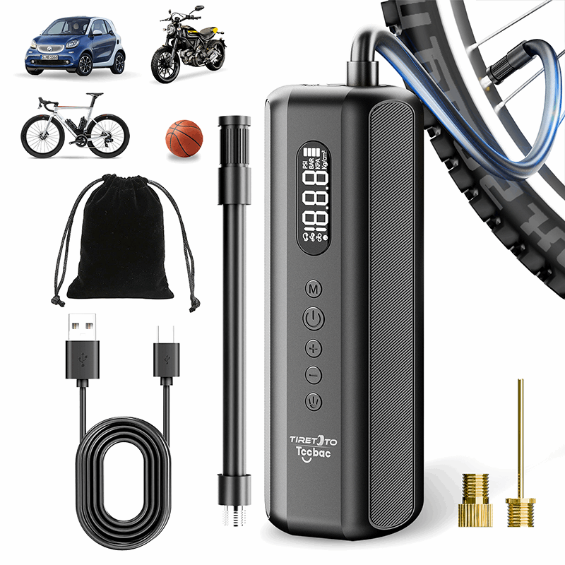 TCCBAC TC-AP-B03 - Car Pump 5200mAh 150PSI Air flow 16 L/MIN