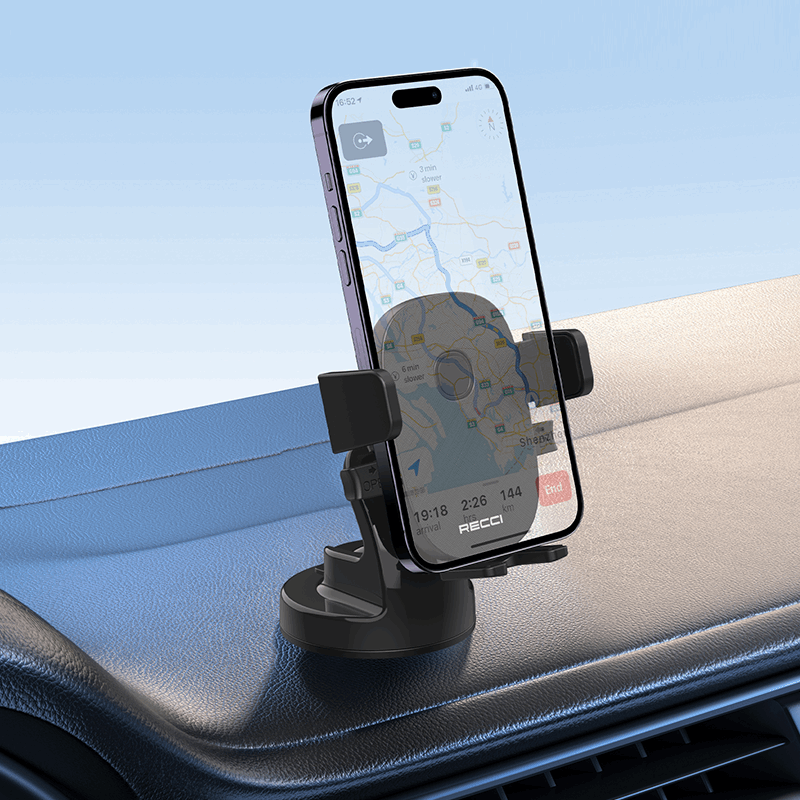 Recci RHO-C29 Multi Function Car Holder - Black