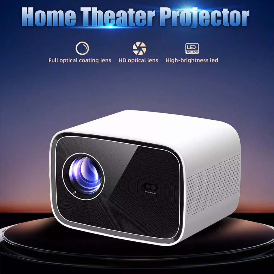 Volto Home Projector 1080 P Ansi 300 Wifi Bt Android 12 Auto Focus