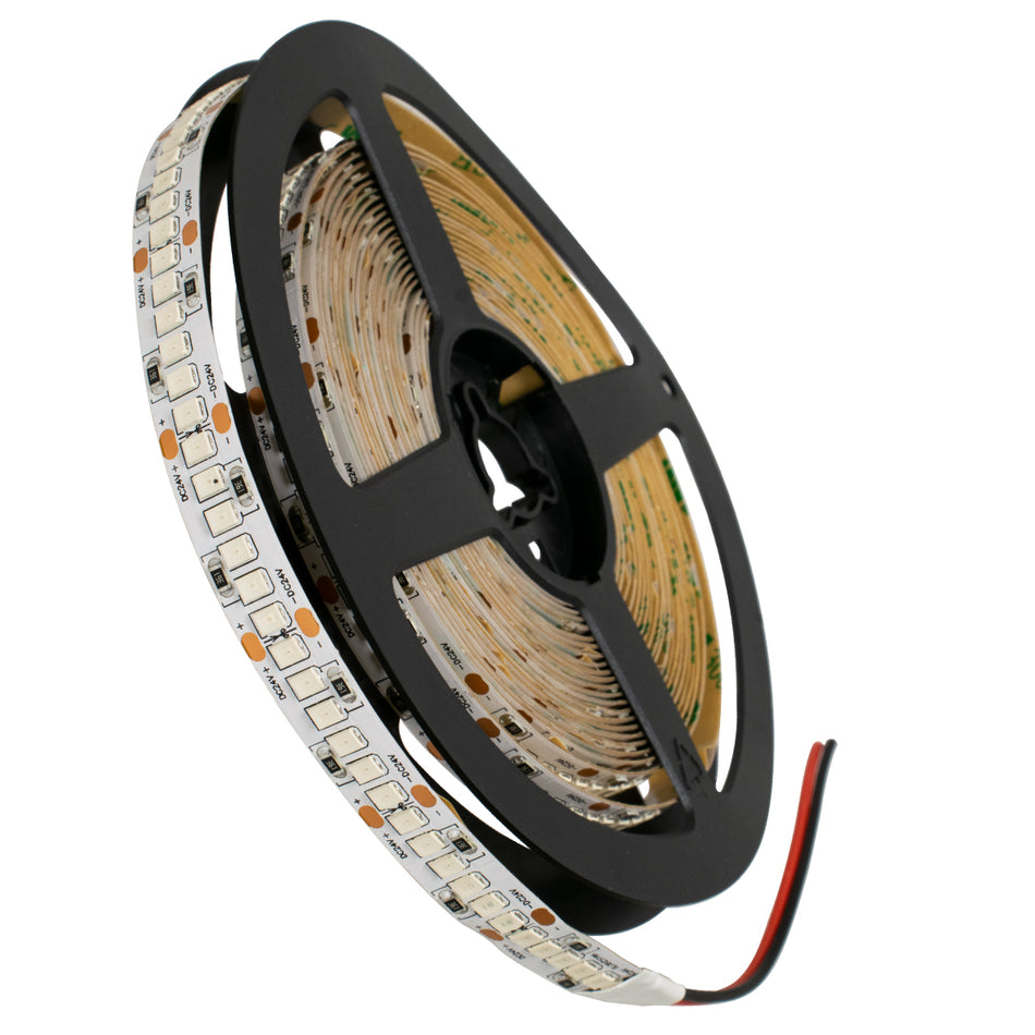 GLOBOSTAR® LUXA 70244 Ταινία LED 16W/m 1280lm/m 120° DC 24V IP20 240 x SMD2835 Chip/m Κόκκινο Dimmable - Sanan SMD Chip - Μ500 x Π1 x Υ0.2cm - Ρολό 5 Μέτρων - 5 Χρόνια Εγγύηση