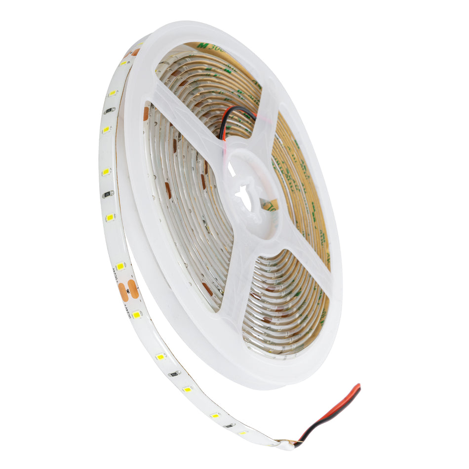 GLOBOSTAR® LILAC 70300 Ταινία LED 6W/m 660lm/m 120° DC 24V Αδιάβροχη IP65 60 x SMD2835 Chip/m Ψυχρό Λευκό 6000K Dimmable - Sanan SMD Chip - Μ500 x Π0.8 x Υ0.2cm - Ρολό 5 Μέτρων - 5 Χρόνια Εγγύηση