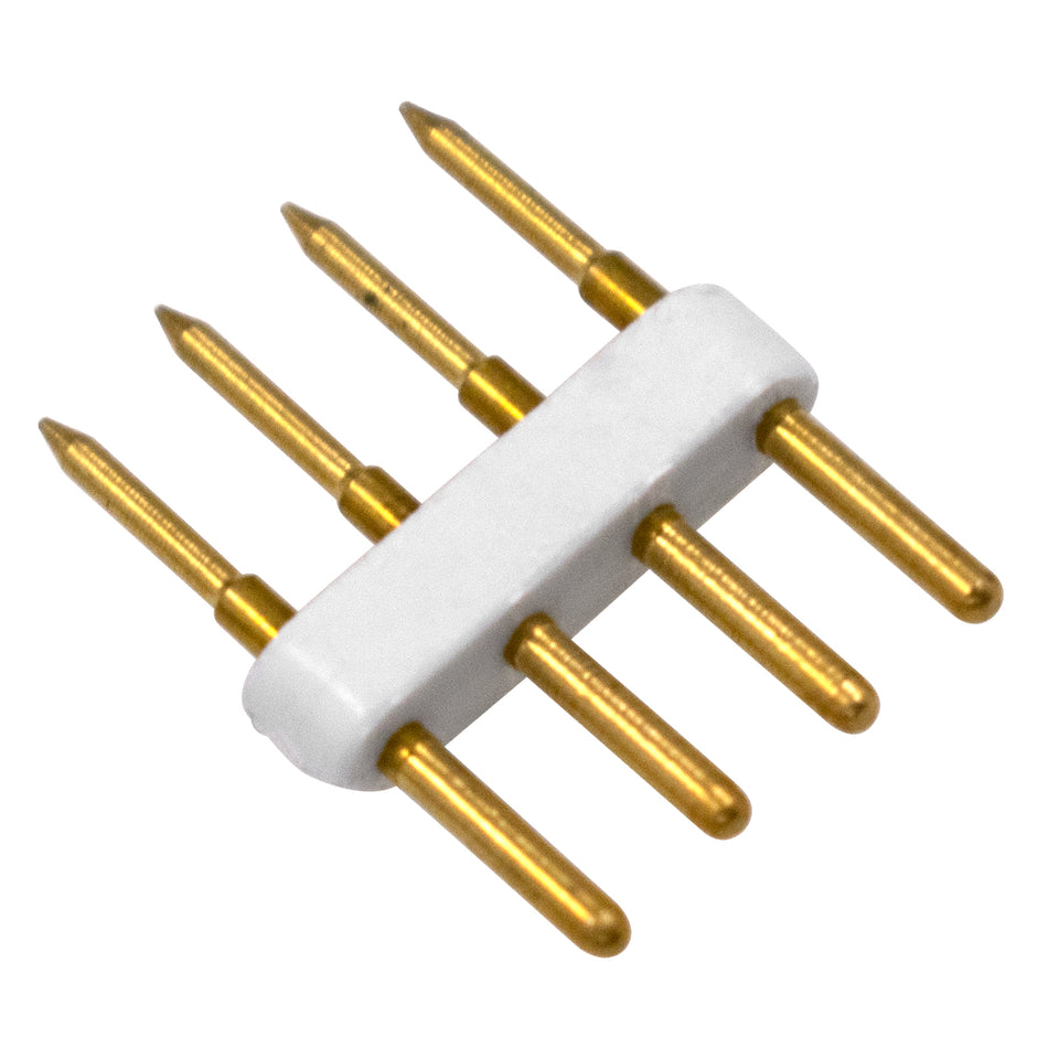 EPIWIDE-B 70545 Καρφάκι Σύνδεσης για Ταινία LED Αδιάβροχο IP65 - Λευκό - Μ2.2 x Π1.7 x Υ0.4cm