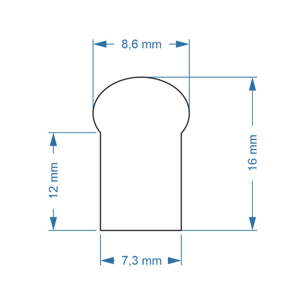 70567 OVALE 120° Degree Neon Flex Epistar LED SMD 2835 1m 12W/m 120LED/m 1212lm/m 120° DC 24V Αδιάβροχη IP68 Ροζ Dimmable