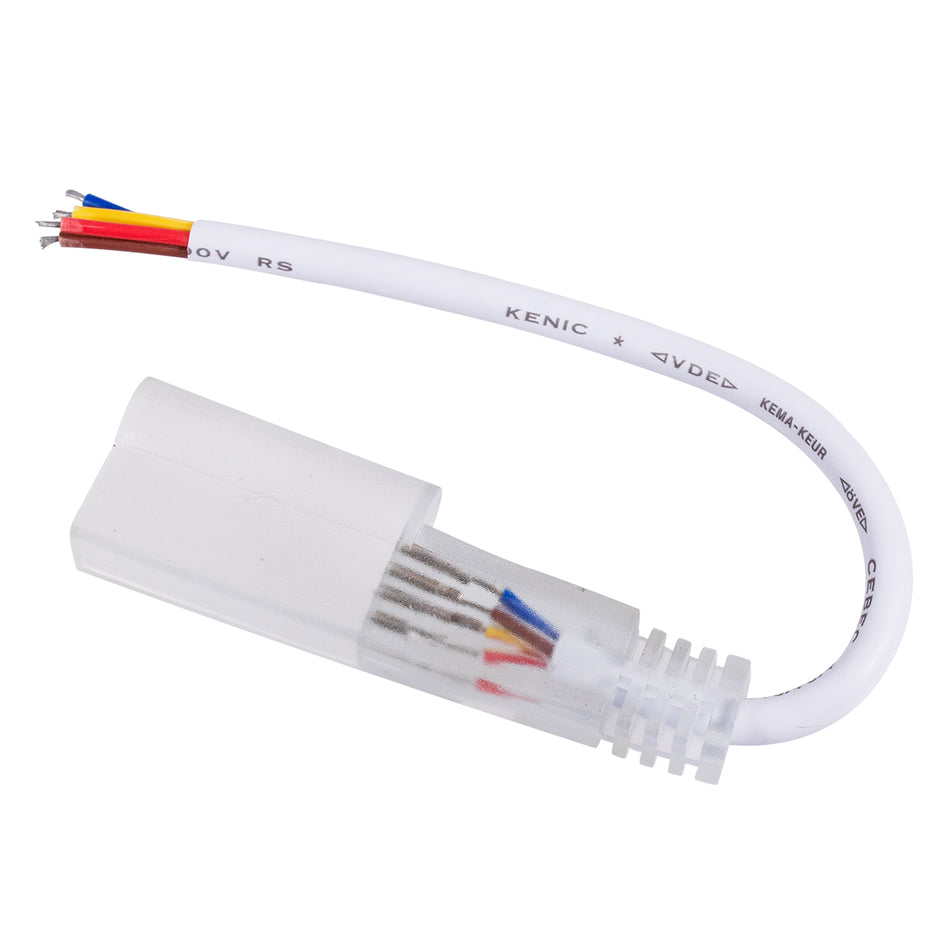 NEOVALE-B 70614 Σύνδεσμος για Neon Flex LED Αδιάβροχο IP65 - Διάφανο - Μ22.5 x Π2.4 x Υ1.6cm