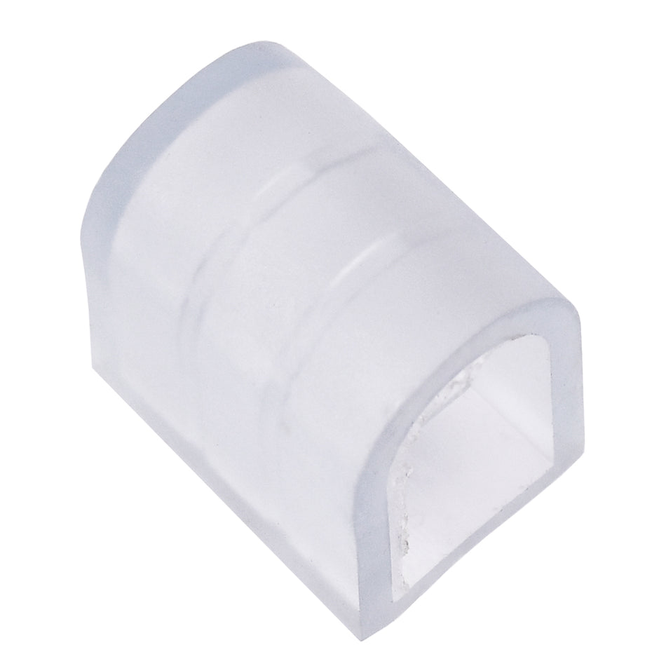 GloboStar® 70616 Bouchon d'extrémité pour OVALE 120° Degree Neon Flex LED DC 24V & DC 230V RGB Étanche IP68