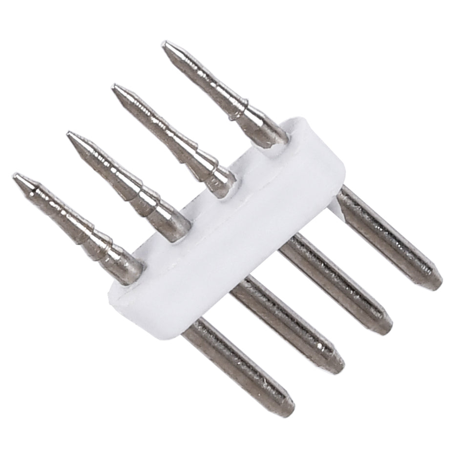 NEOVALE-NEOTUBE-B 70631 Καρφάκι Σύνδεσης για Ταινία LED Αδιάβροχο IP65 - Λευκό - Μ2.2 x Π1.5 x Υ0.4cm