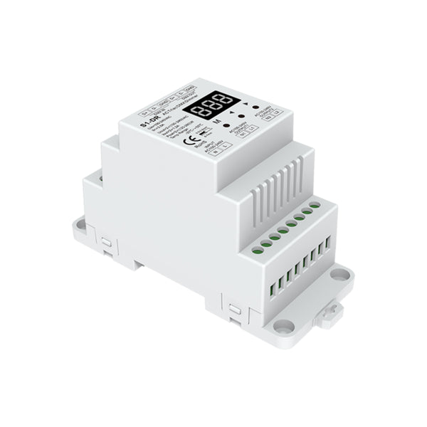 70670 S1-DR SKYDANCE AC Triac DMX Dimmer Din Rail Ράγας 2 Καναλιών AC 100-240V 2 x 1.5A 360W - Max 3A 720W - IP20 DMX512 Μ11.5 x Π5 x Υ6.5cm - 5 Years Warranty