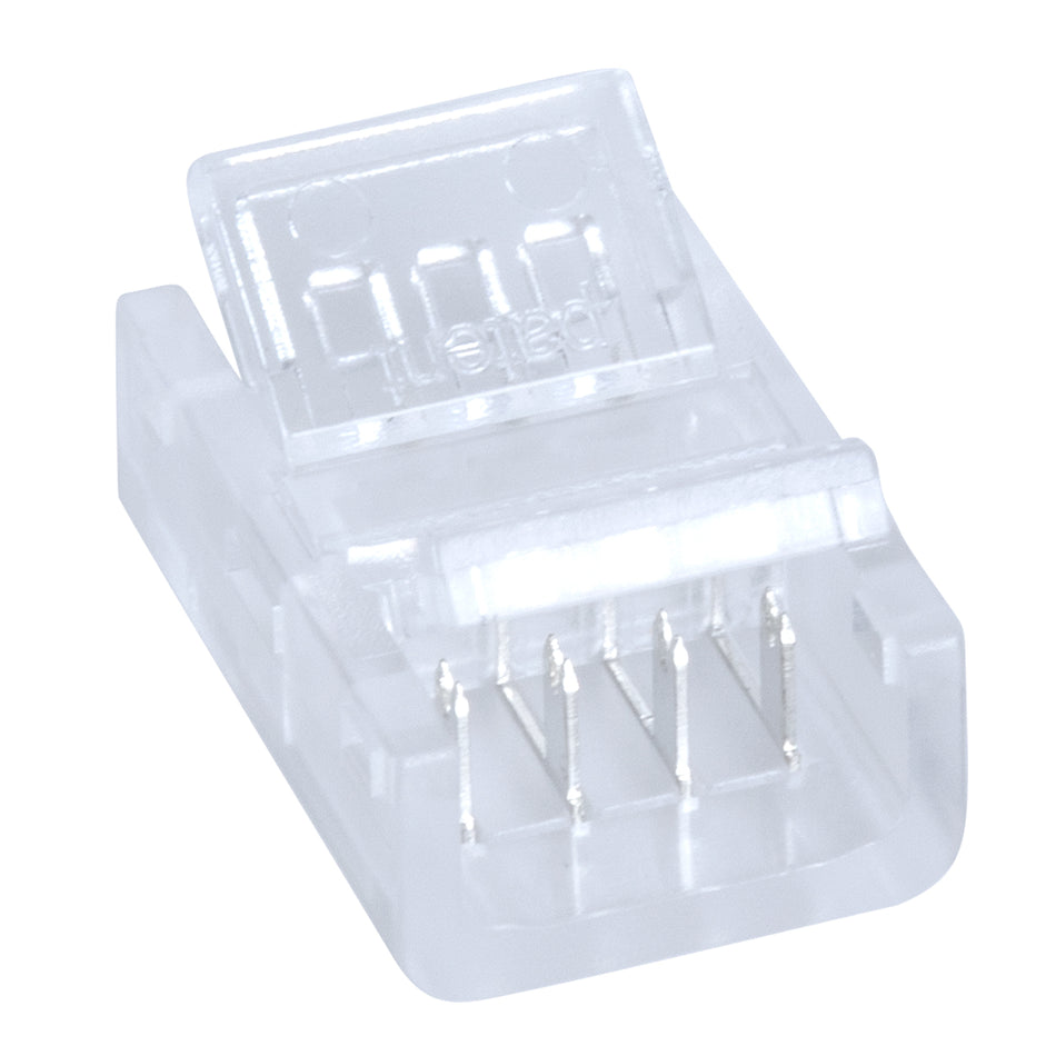 STRIPCON 70687 Ταχυσύνδεσμος για RGB Ταινία LED 10mm σε 10mm IP20 - Διάφανο - Μ1.9 x Π1.4 x Υ0.7cm