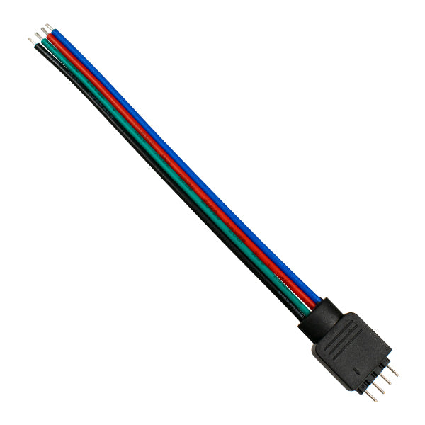 STRIPCON 70725 Ταχυσύνδεσμος 4 Pin Αρσενικός για Ταινία LED RGB σε 4 Καλώδια IP20 - Πολύχρωμο - Μ16.5 x Π1.7 x Υ0.3cm