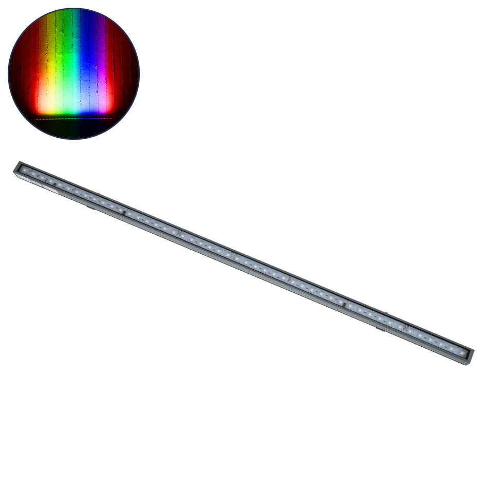 DIGIBAR 90210 Ψηφιακή Pixel Addressable Facade Μπάρα LED 12W 600lm 45° DC 24V Αδιάβροχο IP65 8 x Pixel Πολύχρωμο RGB Dimmable DMX512 SPI/TTL Protocol IC UCS512C0 - Bridgelux SMD Chip - Γκρι Ανθρακί - Μ100 x Π3.5 x Υ3.2cm - 3 Χρόνια Εγγύηση