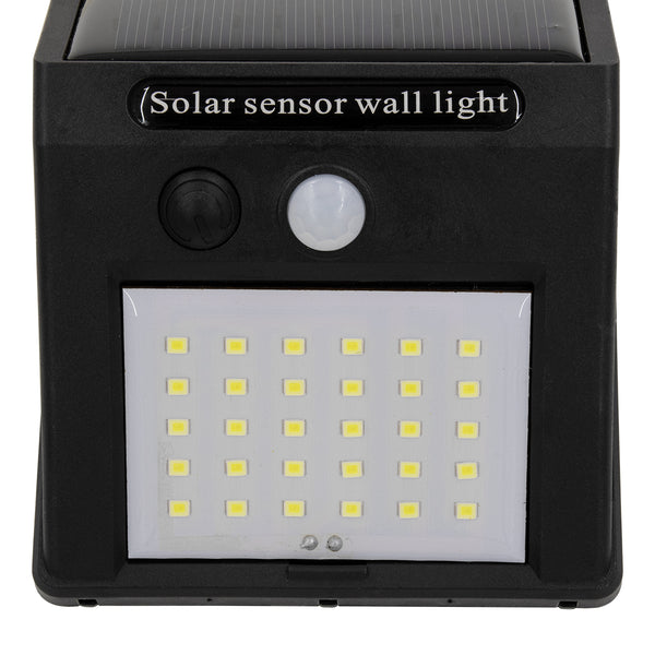 Autonome LED-Solarleuchte SMD 8 W 800 lm mit integriertem 1200 mAh-Akku – Photovoltaik-Panel mit Tag-Nacht-Sensor und PIR-Bewegungssensor, wasserdicht IP65