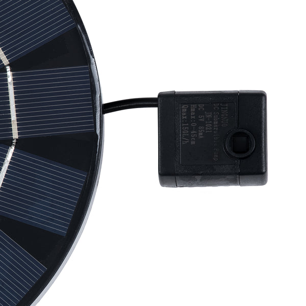 71532 Solar autonom fotovoltaic fântână decorativă LED 3W cu o înălțime maximă de apă de 30-60cm - 4 injecție diferită de IP68 IP68 Cold 6000k φ18 X y8cm