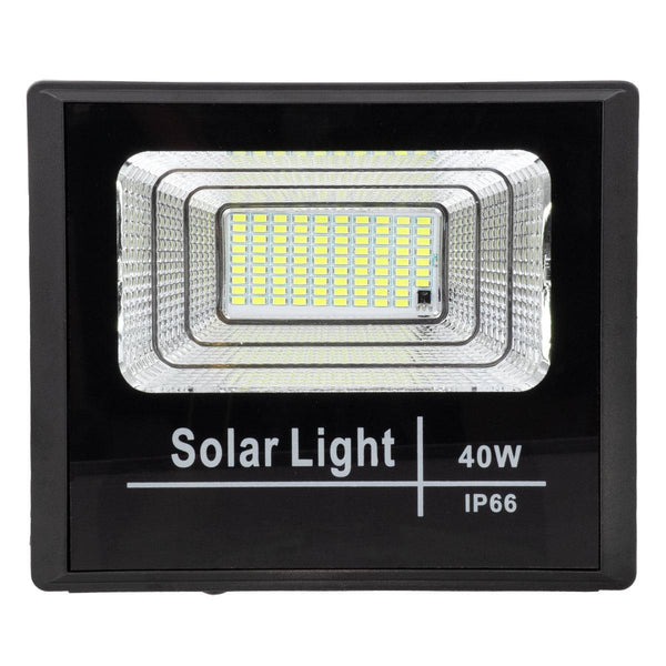 Αυτόνομος Ηλιακός Προβολέας LED SMD 40W 3200 Lumens, Μπαταρία 5000mAh , Αισθητήρα Φωτός, Ασύρματο Χειριστήριο, Αδιάβροχος IP66