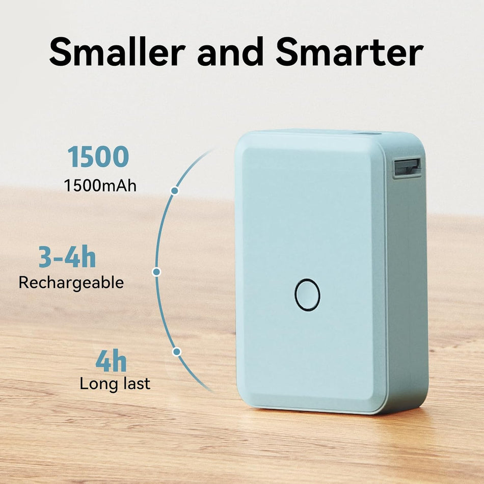 Niimbot Thermal Label Printer D110 0.5 Inch Light Blue