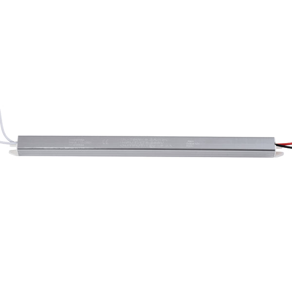 73025 Μεταλλικό Τροφοδοτικό PELV Ultra Slim για Προϊόντα LED 75W 6.25A - AC 220-240V σε DC 12V - IP20 L31 x W1.8 x H1.8cm - 3 Χρόνια Εγγύηση