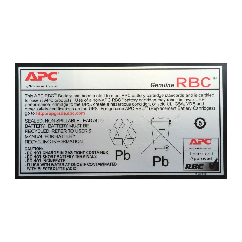 APC REPLACEMENT BATTERY CARTRIDGE #140