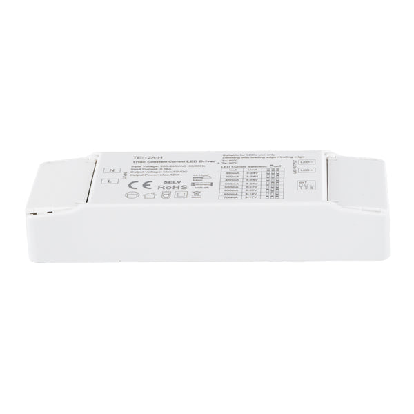 73131 TE-12A-H SKYDANCE AC Triac Dimmable Constant Current LED Driver 1 Κανάλι AC 200-240V 1 x 0.15A 12W - Max 0.15A 12W - IP20 Μ11.1 x Π3.7 x Υ2cm - 5 Χρόνια Εγγύηση