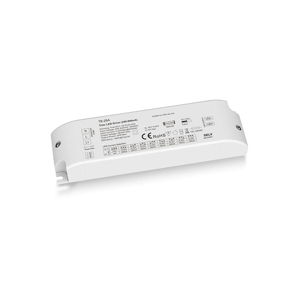 73134 TE-25A SKYDANCE AC Triac Dimmable Constant Current LED Driver 1 Κανάλι AC 200-240V 1 x 0.22A 25W - Max 0.22A 25W - IP20  Μ17.5 x Π4.4 x Υ3cm - 5 Χρόνια Εγγύηση