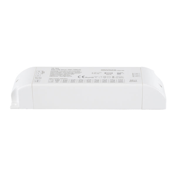 73135 TE-36A SKYDANCE AC Triac Dimmable Constant Current LED Driver Push Dimming 1 Κανάλι AC 200-240V 1 x 0.34A 36W - Max 0.34A 36W - IP20 Μ17.5 x Π4.4 x Υ3cm - 5 Χρόνια Εγγύηση