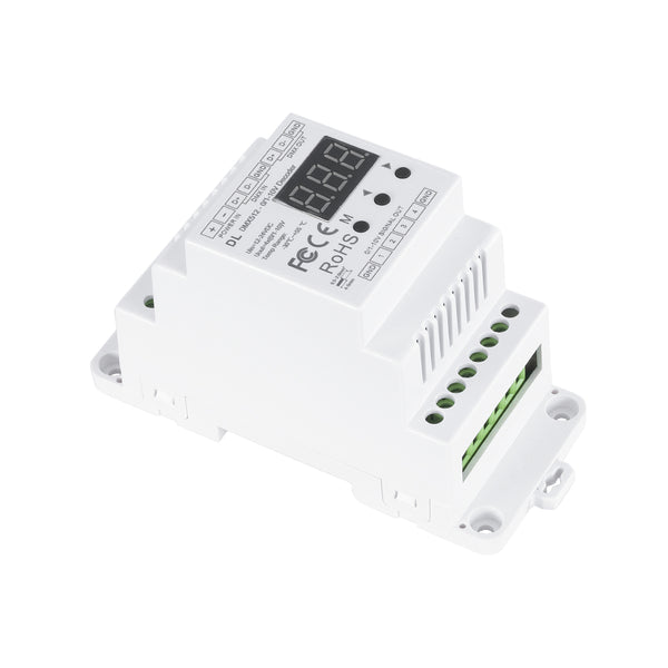 73139 DL SKYDANCE DC DMX512 Signal Amplifier Din Rail Ράγας 2 Καναλιών DC 12-48V - IP20  Μ11.5 x Π5 x Υ6.5cm - 5 Χρόνια Εγγύηση