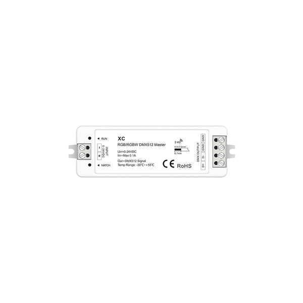 73157 XC SKYDANCE DC RF 2.4Ghz DMX512 Master Digital DC 5-24V - IP20  Μ10.5 x Π3.5 x Υ2cm - 5 Χρόνια Εγγύηση