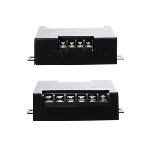 73393 DC Power & Signal High Speed Amplifier Ενισχυτής Ισχύος & Σήματος Υψηλών Ταχυτήτων 3 Καναλιών DC 12-24V 3 x 10A 240W - Max 12A 720W - IP20 RGB Μ11 x Π9 x Υ2.5cm - 2 Years Warranty