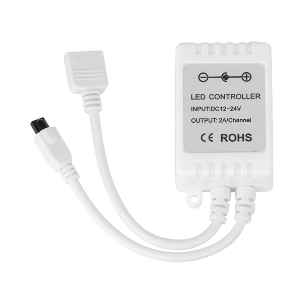 73403 Ασύρματος LED RGB Controller με Χειριστήριο IR DC 12-24V Max 144W