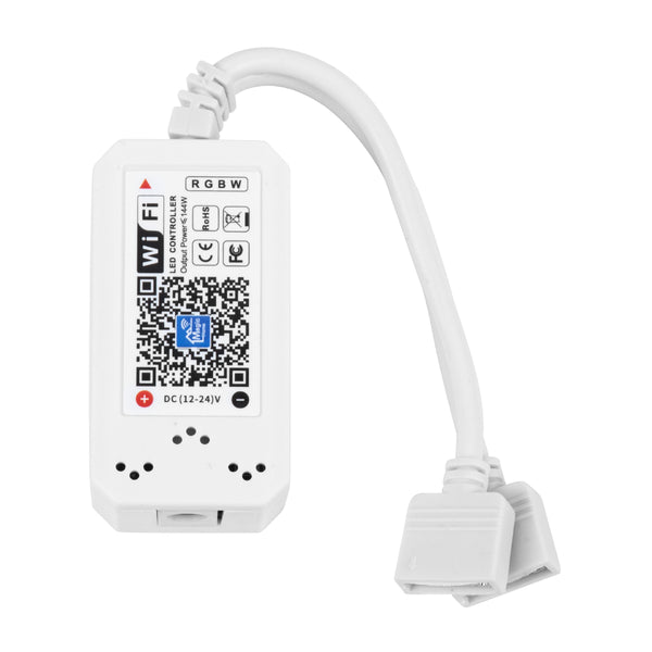 73404 Ασύρματος Smart Home Wi-Fi LED RGBW Controller με 2 Εξόδους RGBW και Χειριστήριο 2.4Ghz RF DC 12V Max 144W - DC 24V Max 288W