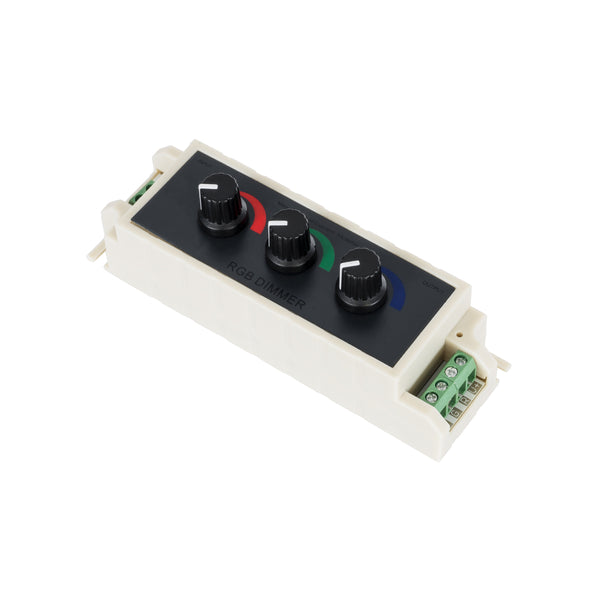 73419 DC RGB Dimmer Controller 3 Καναλιών DC 12V 3 x 9A 144W - Max 27A 144W - IP20 Μ13 x Π4 x Υ4.5cm - 3 Χρόνια Εγγύηση