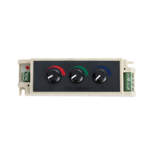 73419 DC RGB Dimmer Controller 3 Καναλιών DC 12V 3 x 9A 144W - Max 27A 144W - IP20 Μ13 x Π4 x Υ4.5cm - 3 Χρόνια Εγγύηση