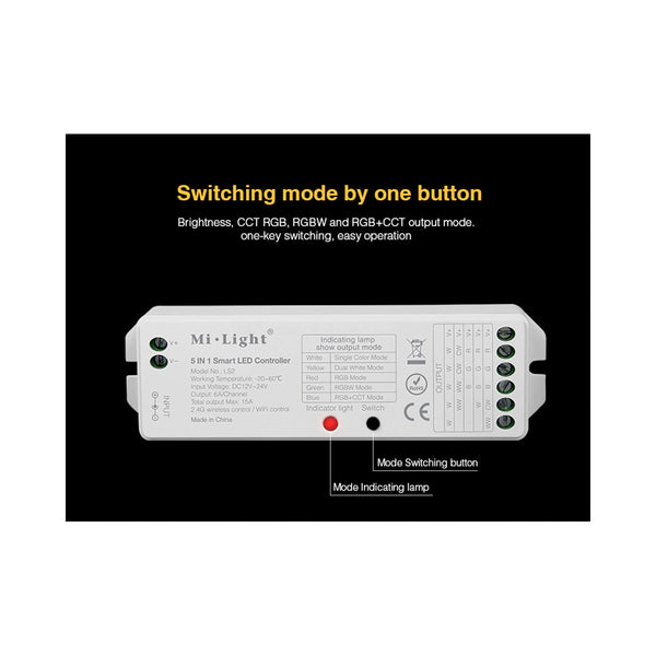 73423 WL-Box1 Mi-BOXER Smart Bridge Gateway RF 2.4GHz to WiFi IEEE 802.11b/g/n DC 5V 500mA - IP20 - Μ9 x Π6.6 x Υ15cm - 5 Years Warranty