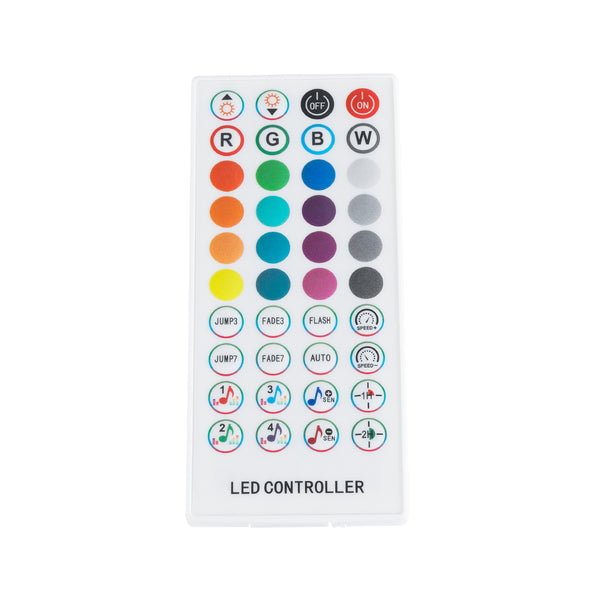 73431 Ασύρματος Bluetooth LED RGB & Music Controller Sound Activated με Χειριστήριο IR & 2 Εξόδους RGB DC 5-24V Max 144W