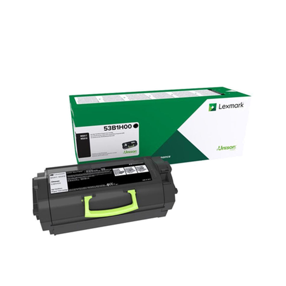 Lexmark MS817/MS818 Γνήσιο Toner Laser Εκτυπωτή Μαύρο High Yield  25000 Σελίδων (53B2H00)