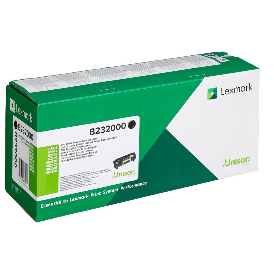 Toner Lexmark B232000 Μαύρο