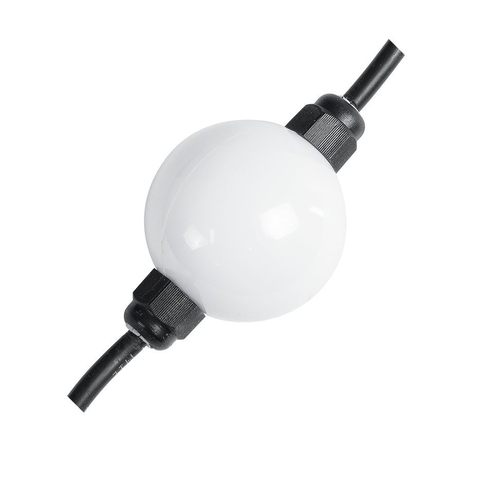 GloboStar® 73722 Digital Pixel Addressable Facade Module Chain String with 20 Spots - Ψηφιακή Αλυσίδα - Γιρλάντα με 20 Σποτ LED SMD 3535 28W 60LED 20PIXEL SPI/TTL Protocol IC WS2811/SM16703P 1400lm 360° DC 24V Αδιάβροχο IP67 Πολύχρωμο RGB - Φ5 x Μ460cm...