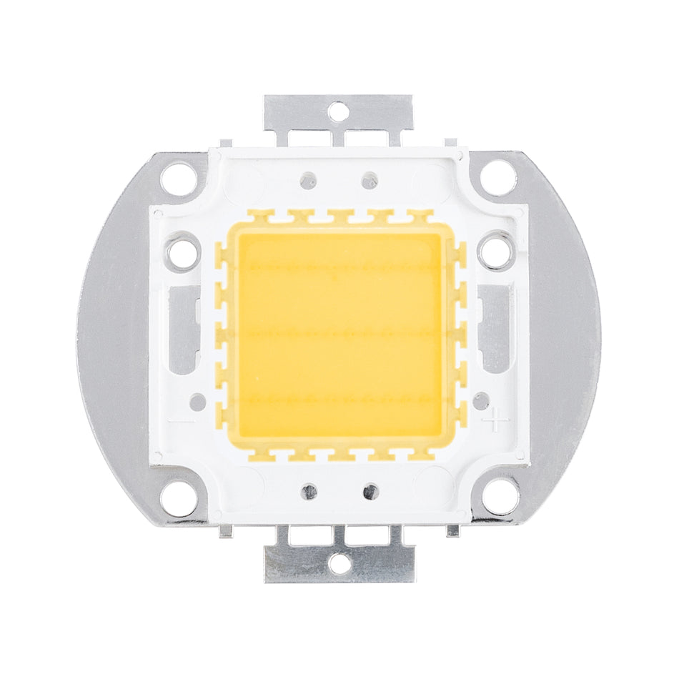 GloboStar® 73764 Υψηλής Ισχύος LED COB BRIDGELUX 30W 2400lm DC 28-32V - Μ5.5 x Π5.2 x Υ0.4cm - Θερμό Λευκό 2700K - 2 Χρόνια Εγγύηση
