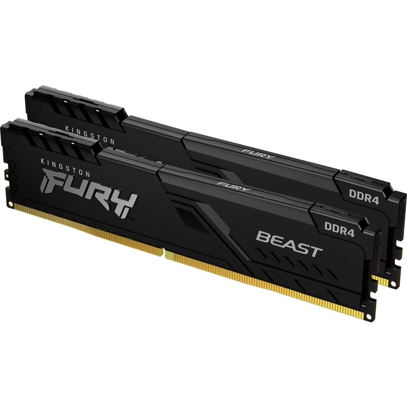 Μνήμη RAM Kingston FURY Beast 16GB (2X8GB) DDR4 3200MHz για Desktop