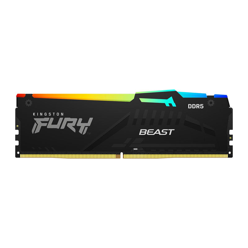 Μνήμη RAM Kingston FURY Beast 8GB DDR5 5600MT/s RGB για Desktop