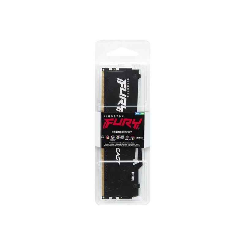 Μνήμη RAM Kingston FURY Beast 8GB DDR5 5600MT/s RGB για Desktop