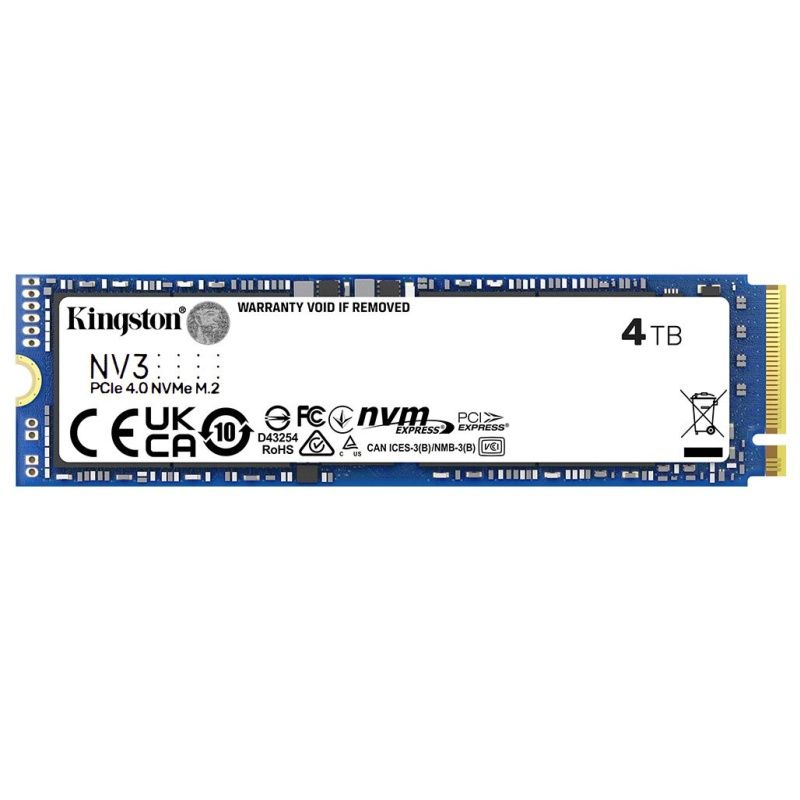 Δίσκος SSD Kingston NV3 4TB M.2 NVME PCIe-Express