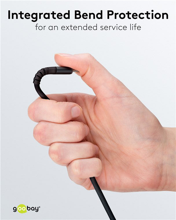GOOBAY καλώδιο USB-C σε USB 74527, 60W, 480Mbps, 2m, μαύρο