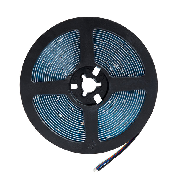BEE 75589 Ταινία LED 18W/m 1800lm/m 120° DC 24V IP20 - 840 x Micro 5in1 SMD COB LED Chip/Μέτρο - Μ5000 x Π12 x Υ2mm - Ρολό 5 Μέτρων - Πολύχρωμη RGBW+WW - 5 Χρόνια Εγγύηση
