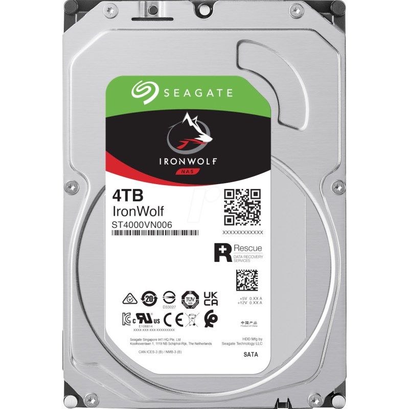 Δίσκος HDD Seagate Ironwolf 4TB 3.5 SATA ΙΙΙ 256MB